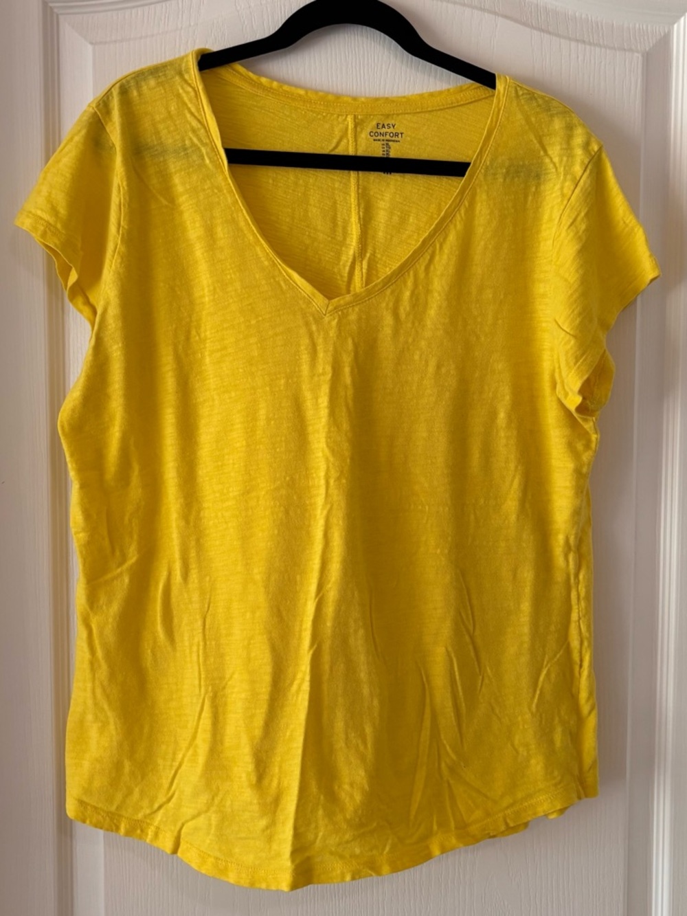 Gap Yellow V-Neck Tee